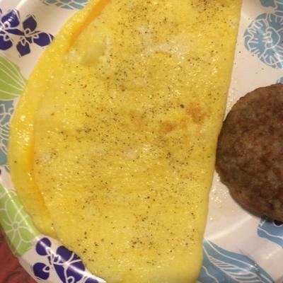 soepele en goedkope omelet