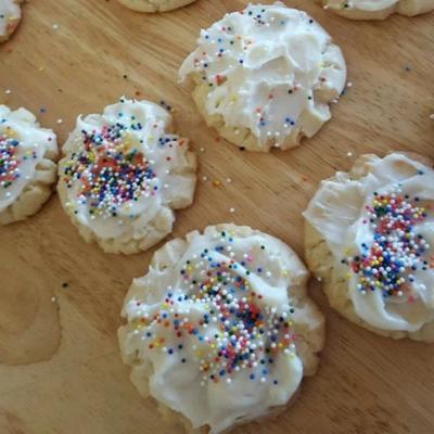 blauw lint suiker cookies