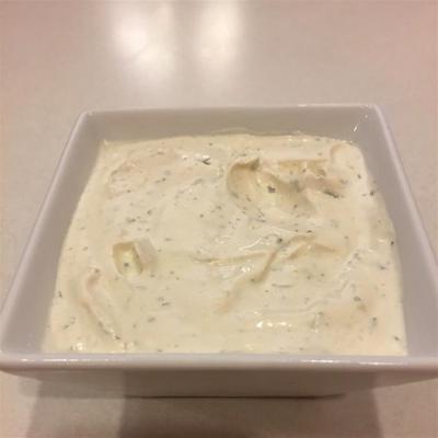 opa Gunn's rauwe veggie dip