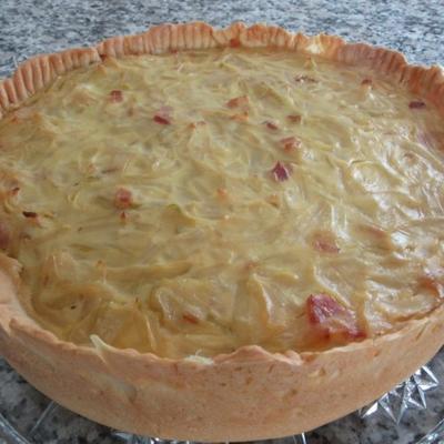 Duitse zwiebelkuchen (uienpastei)