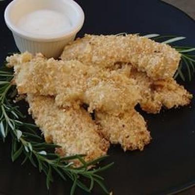 sesam kipreepjes met zoete saus