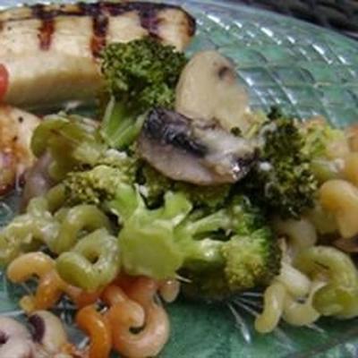 cavatelli, broccoli en champignons