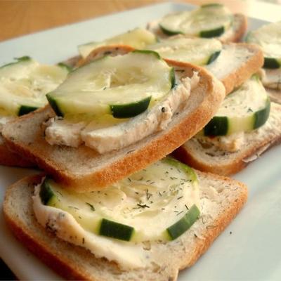 komkommer sandwiches i