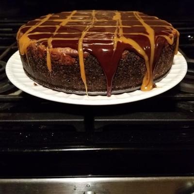 chocolade karamel cheesecake