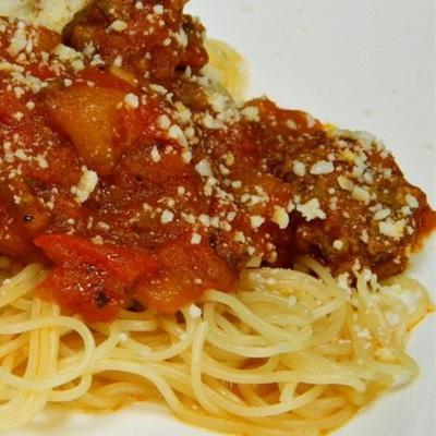 jeanne's slowcooker spaghettisaus