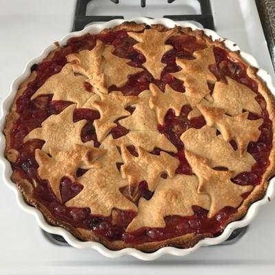 boterachtige cranberry taart