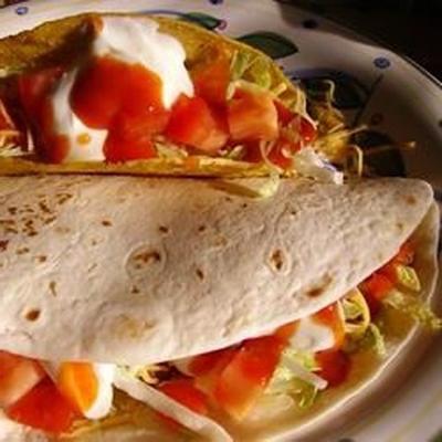 gemalen rundvlees voor taco's