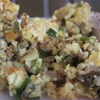 mama's heerlijke oester maisbrood dressing