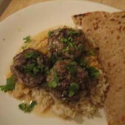 pakistaanse gehaktballen met jus (koftay)