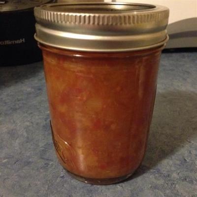 lucy's tomaat en perzikchutney