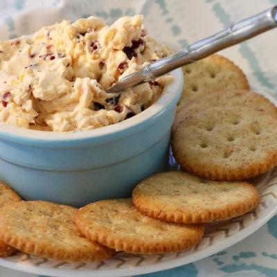 zippy cranberry cheddar spread