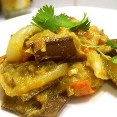 baingan bharta (aubergine-curry)
