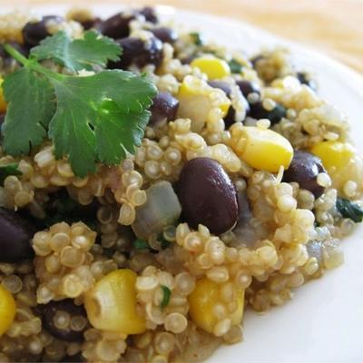 quinoa en zwarte bonen