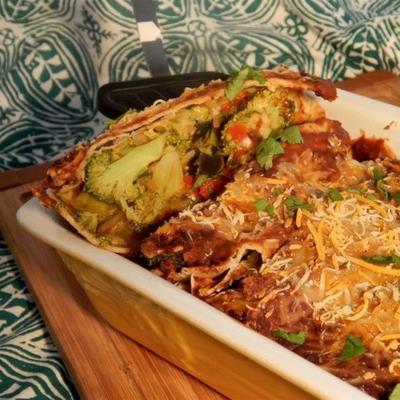 qob veggie enchiladas