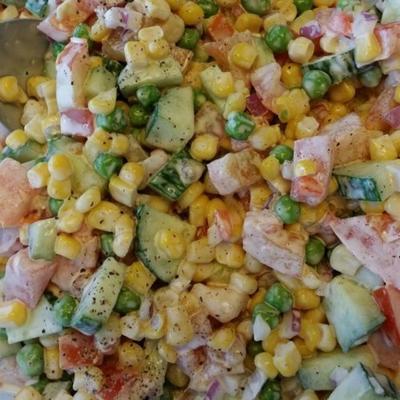 Kim's mais salade voor de zomer