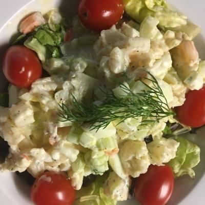 garnalen eiersalade