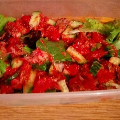 tomatenmakreel salade