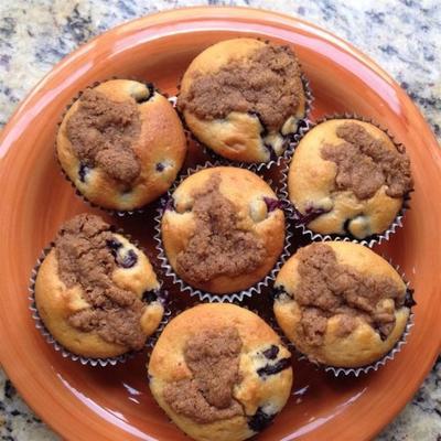 bosbessen crumb muffins