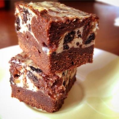 dikke cheesecake brownies