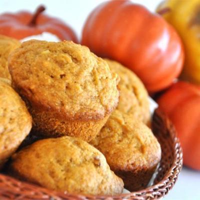 pompoen tarwe honing muffins
