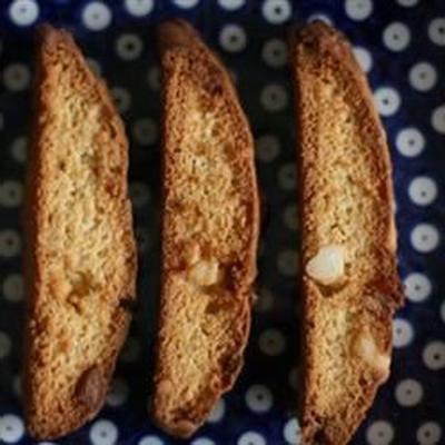 marietta's witte chocolade macadamia biscotti
