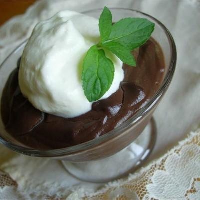 chocolade amandelpudding