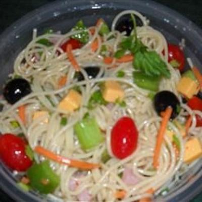 koude spaghettisalade