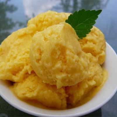 romige mango sorbet