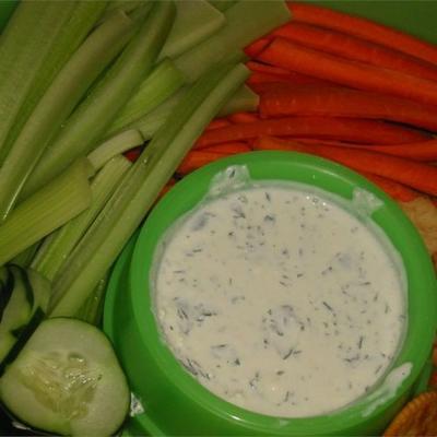 knoflook feta dip