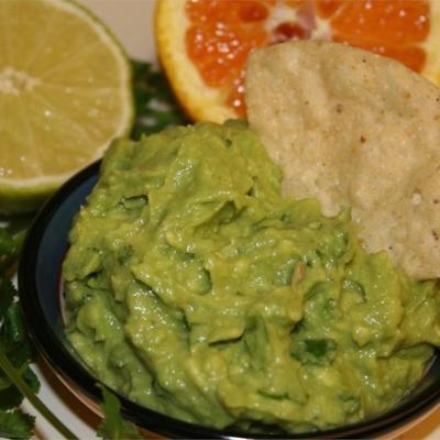 met citrusvruchten geïnfundeerde guacamole