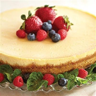 romige gebakken cheesecake