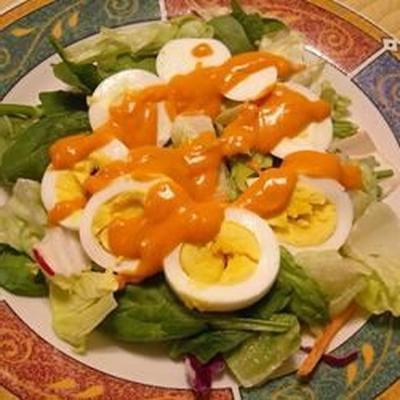 franse salade met Russische dressing