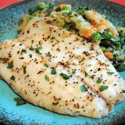 gemakkelijk gebakken tilapia