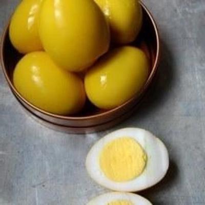 gele ingelegde eieren