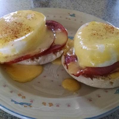 snelle en gemakkelijke Eggs Benedict