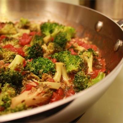 geweldige broccoli-marinara