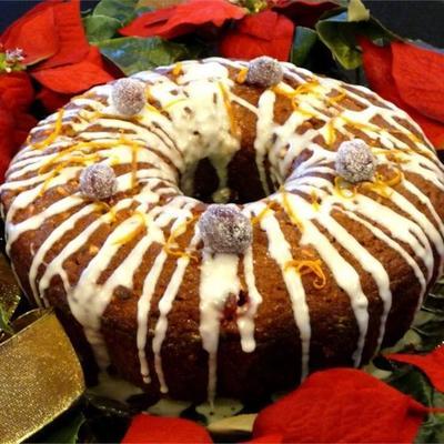 olijfolie cranberry bundt cake