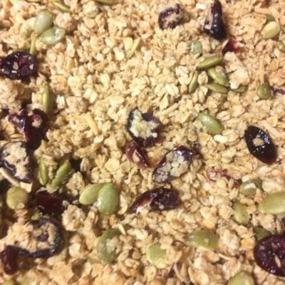 eenvoudige cranberry-granola