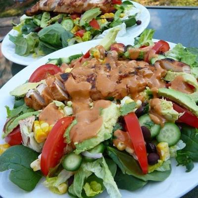 amy's barbecue kippensalade
