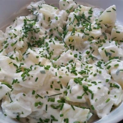 aardappelsalade met bieslook