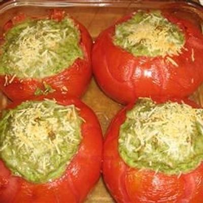 kathy's gebakken gevulde tomaten
