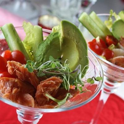 zalm avocado salade