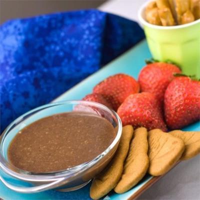 karamel chocolade dip