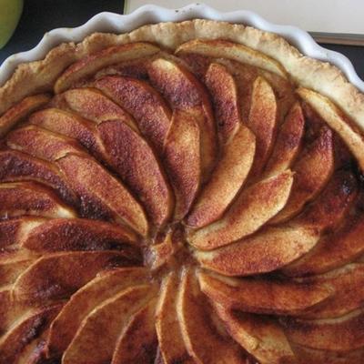 franse appeltaart (tarte de pommes a la normande)