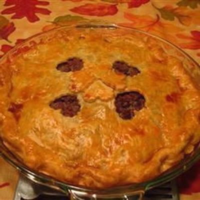 traditionele Franse canadees tourtiere