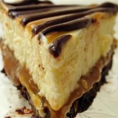 brownie caramel cheesecake