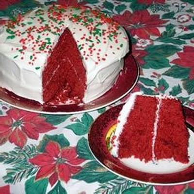 verrukkelijk rood fluwelen cake