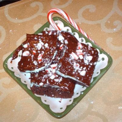 chocolade munt cake vierkanten