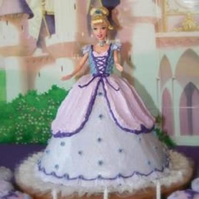 barbie pop cake