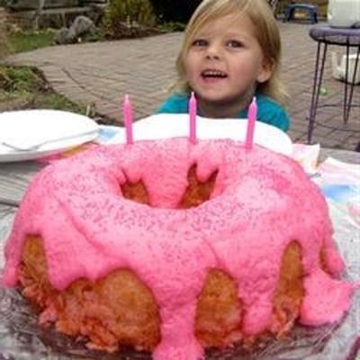 soda pop aardbei engel voedsel cake